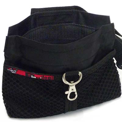 Black Dog Treat Pouch Spring Opening - Positive Dog Products