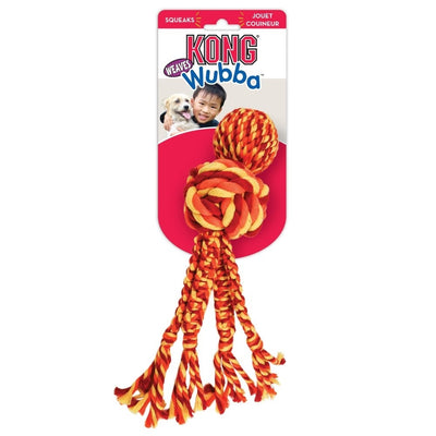 KONG Wubba Weaves with Rope Small | Positive Dog Products | Adelaide