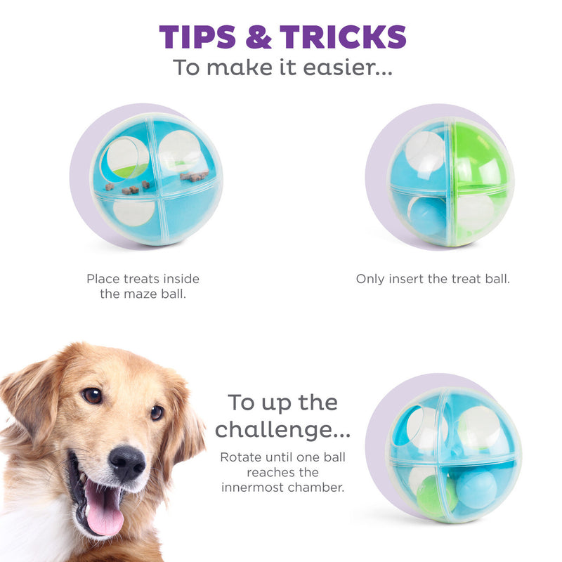Nina Ottosson A-Maze DOg Puzzle Treat Ball