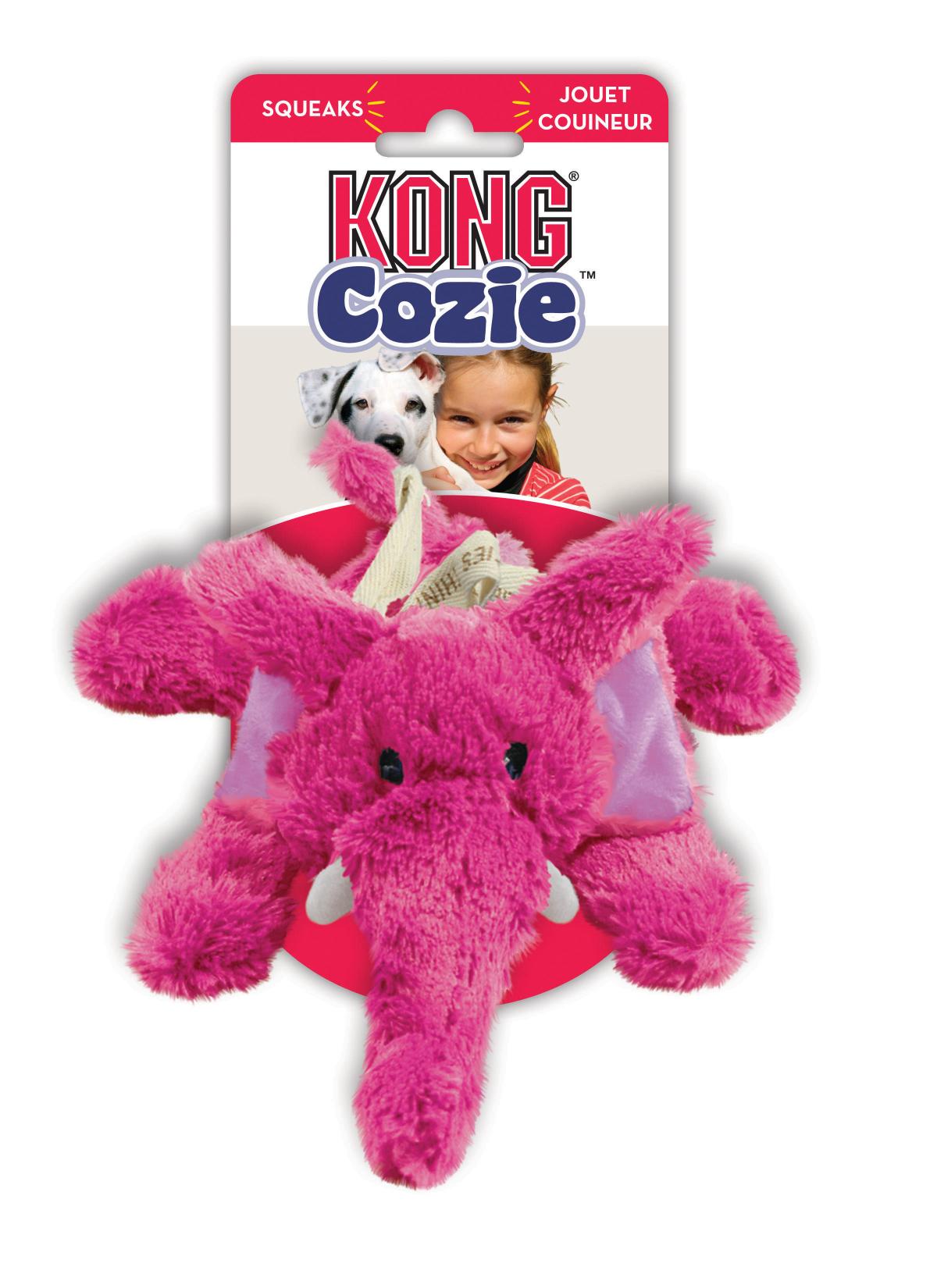 KONG Cozie Elmer Elephant - Small - Positive Dog Products