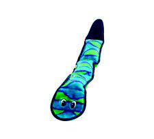 Invincible Snake 3 Squeaker Blue/Green - Outward Hound - Positive Dog Products