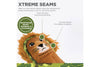 Outward  Hound Xtreme Seamz Squeaker Dog Toy - Lion